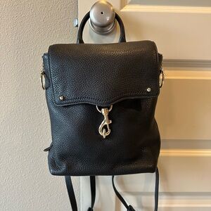 Rebecca Minkoff Bree Black Leather Backpack